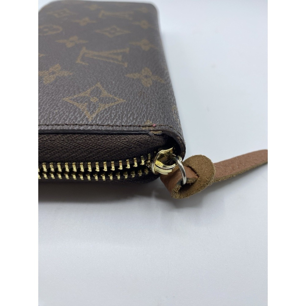 Authentic Louis Vuitton LV Monogram Zippy Zip Around Long Wallet Brown Luxury - Picture 11 of 13